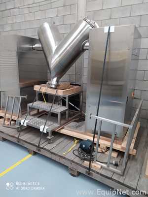 Mezclador Twin Shell Acero Inoxidable 60 Kilos