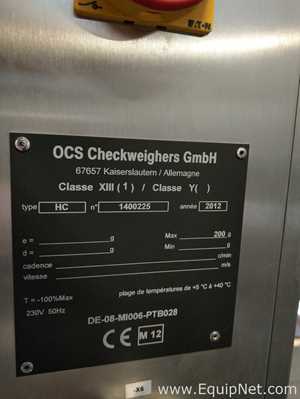 Verificador de Peso OCS Checkweighers HC