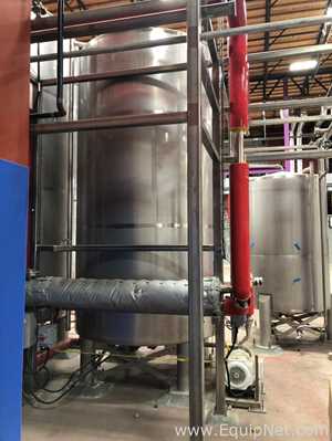 Unused 13250 Liter Rolec 316 Stainless Steel H2O Tank With Pump, Heat Exchanger And Immersion Heater