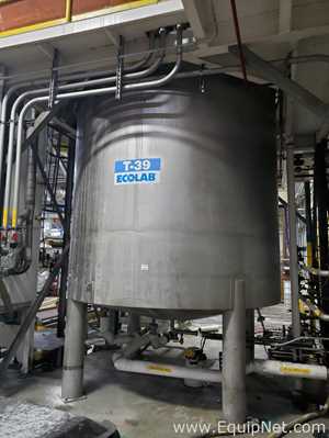 Wolfe Stainless Steel 7500 Gallon 316L Jacketed Mix Tank