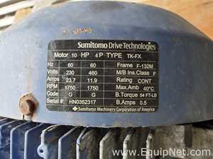 Sumitomo LHYMS10-4D175YB-EPY4-102 Gear Box With 10 HP Motor
