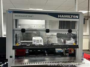 Estación De Trabajo Preparada Para Ensayo Hamilton Microlab RT Starlet