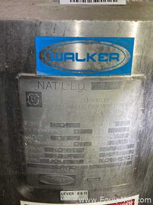 Reator de Aço Inoxidável aço inox Walker Stainless Equipment Company, Inc. PZ-CR.  15 Galão