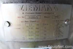 Tanque De Fermentación En Acero Inoxidable Con Camisa Ziemann 3544 HL 3020 bbl