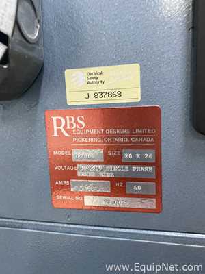 RBS Equipment IABLS Automatic L Bar Sealer with Infeed Conveyor