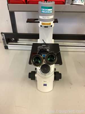 Lot of 2 Carl Zeiss Primo Vert Inverted Microscope