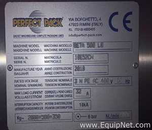 Línea de Llenadora Perfect Pack Beta 500. Sin usar