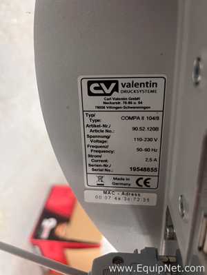 Unused  CV Carl Valentin COMPA II Label Printer
