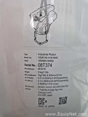 Robótica Denso VS087A4-AV6-NNN