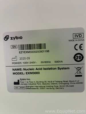 Sistema de Aislamiento de Acido Nucleico marca Zybio modelo EXM3000
