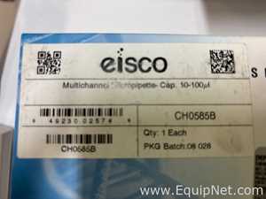 Micropipeta Multicanal Capacidad de 10 a 100 micro-litros marca EISCO modelo CH0585B 