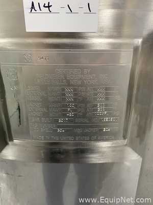 Tanque Acero inoxidable Feldmeier Equipment Inc. .  75 Galones
