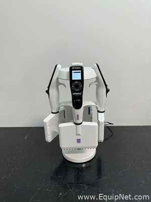 Lot of 4 Integra Viaflow Multichannel Electronic Pipettes With Stand