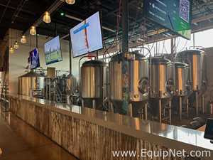 Complete Criveller 15 BBL 2 Vessel Brewhouse with Fermenters and Support Equipment