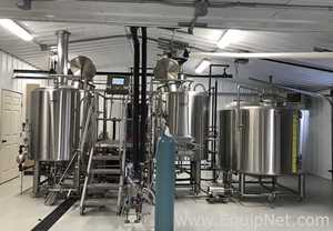 Complete DME Process Systems 15 BBL 3 Vessel Brewhouse with Fermenters and more