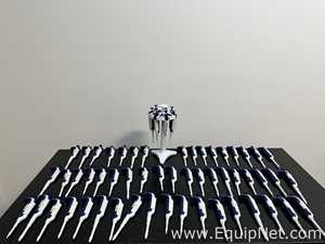 Lot Of Approximately 68 Rainin Pipet-Lite XLS Single Channel Pipettors With 1 Stand