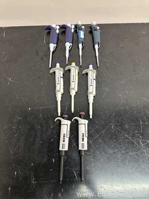 Lot Of Approximately 9 Single Channel Pipettors
