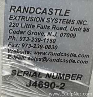 Randcastle Extrusion Systems, Inc. RCP-1000 Microtruder Extruder