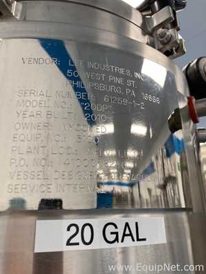 Tanque Lee Industries, Inc. Requisitos de aire 20 GALS.  20 Galones