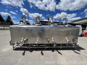 Cherry Burrell ST 4 x 1000 L Compartment Mix and Blend System with Platform