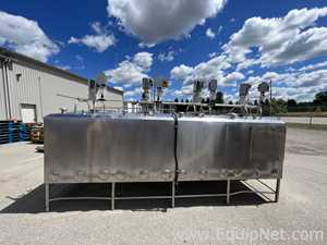 Cherry Burrell ST 4 x 1000 L Compartment Mix and Blend System with Platform