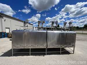 Cherry Burrell ST 4 x 1000 L Compartment Mix and Blend System with Platform