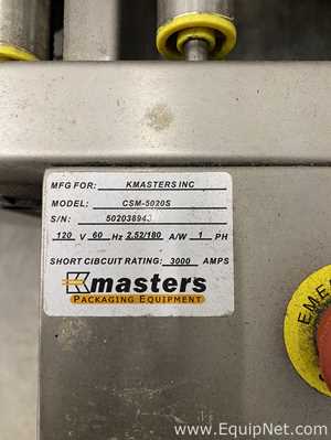 Máquina de Colocar Fita aço inox KMasters Inc. CSM-5020S