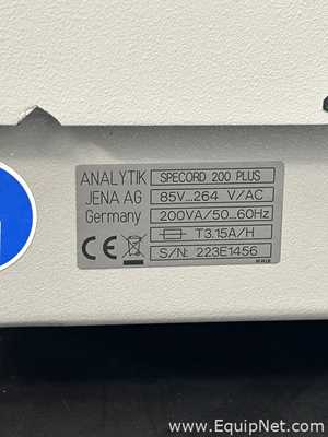 Espectrofotômetro Analytik Jena AG Specord 200 Plus