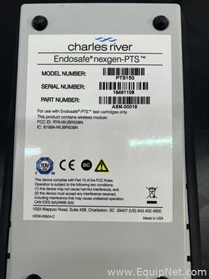 Lot of 4 Charles River Labs Endosafe Nexgen-PTS Spectrophotometers
