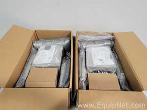 Lot of 2 New Masterflex 07528-40 Peristaltic Pump with 77200-32 L/S Pump Heads
