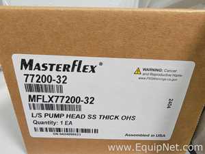 Lot of 2 New Masterflex 07528-40 Peristaltic Pump with 77200-32 L/S Pump Heads