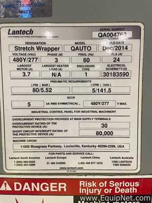 Lantech QAuto Automatic Stretch Wrapper