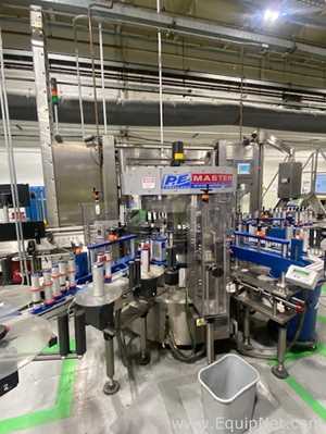 PE Labelers Master 810/15-3S-3E Rotary Labeling Machine