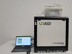 Unchained Labs Unagi Benchtop Buffer Exchange with Laptop and Accessories
