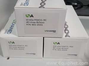 Unchained Labs Unagi Benchtop Buffer Exchange with Laptop and Accessories
