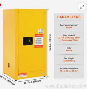 Vevor Flammable Liquid Storage Cabinet Storage Cabinet