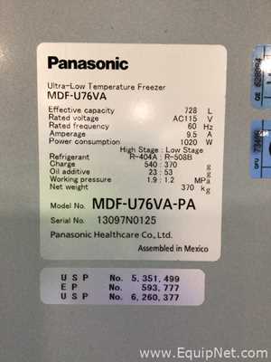 Congelador Panasonic MDF-U76VA-PA