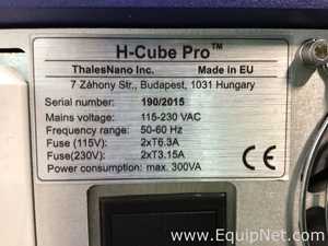 Thales Nano H-Cube Pro Flow Hydrogenation Reactor with 170269 Micro HPLC Pump