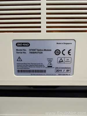 Bio Rad C1000 Touch Thermal Cycler With CFX96 Optics Module