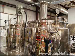 Unused Sino Ekato Lindo SME-500L Vacuum Homogenizing Emulsifier Mixer Stainless Steel