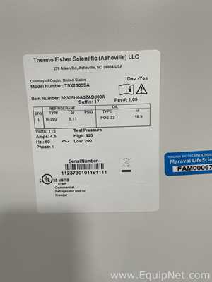 Thermo Scientific TSX2305SA High-Performance Lab Refrigerator