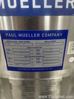 Tanque Paul Mueller Company Requisitos de aire 200 L