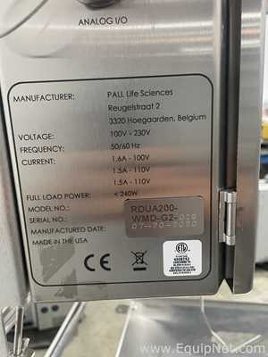 Misturador Pall Life Sciences RDUA200
