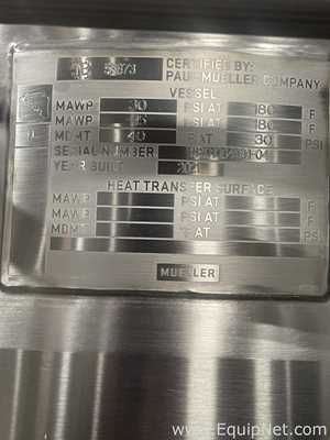 Tanque Paul Mueller Company Requisitos de aire 200 L