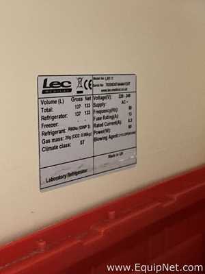 Lec Medical  LR111 133 Litre Under Counter Laboratory Refrigerator