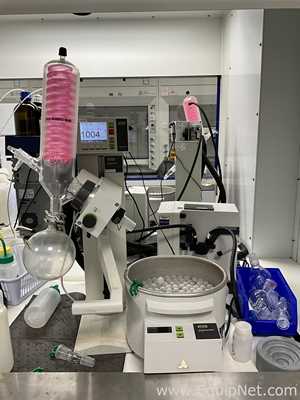 Buchi Labortechnik AG R-100 Evaporator With B-100 Heating Bath V-300 Vacuum Pump and I-100 Interface