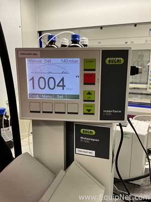 Buchi Labortechnik AG R-100 Evaporator With B-100 Heating Bath V-300 Vacuum Pump and I-100 Interface