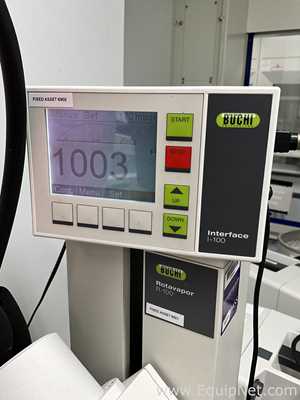 Buchi Labortechnik AG R-100 Evaporator With B-100 Heating Bath V-300 Vacuum Pump and I-100 Interface