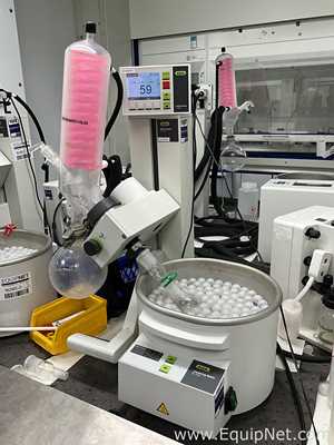Buchi Labortechnik AG R-100 Evaporator With B-100 Heating Bath V-300 Vacuum Pump and I-100 Interface