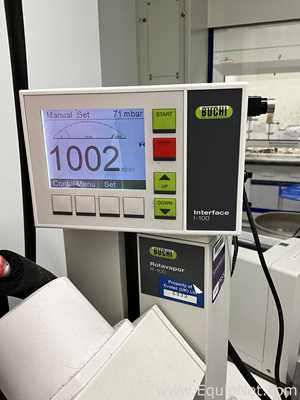 Buchi Labortechnik AG R-100 Evaporator With B-100 Heating Bath V-300 Vacuum Pump and I-100 Interface